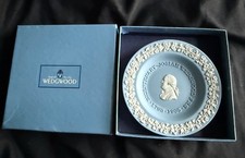 Josiah Wedgwood Bicentenary 1795 -1995 Blue Jasperware Trinket dish boxed