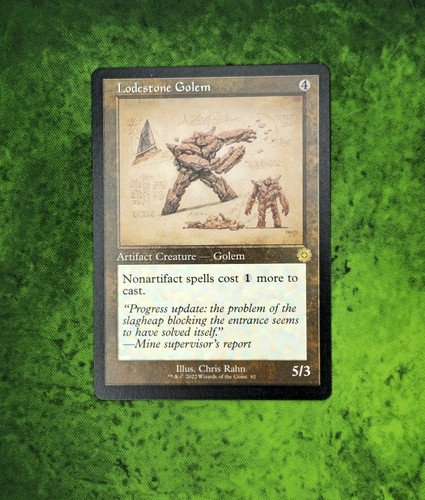 Mtg lodestone golem the - golem:,