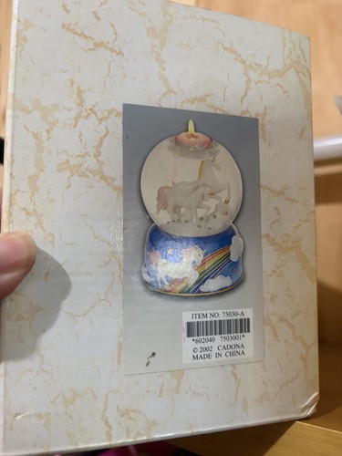 Unicorn snow globe new - snow,