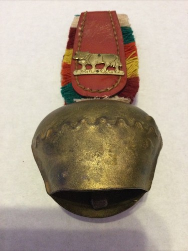 Brass swiss cow - brass,