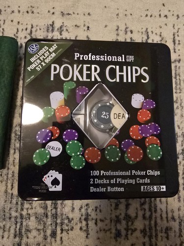 Professional poker chips set - chips,