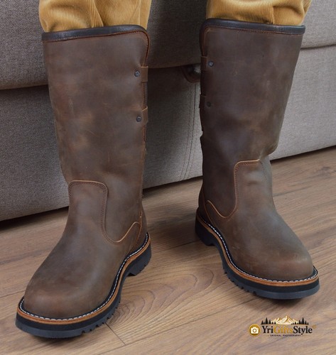Men crazy horse leather - crazy,