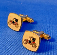 Vintage Car Enamel Cufflinks