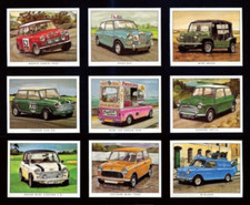 THE MINI LEGEND - Collectors Card Set - Van Riley Elf Moke Cooper Monte Carlo +