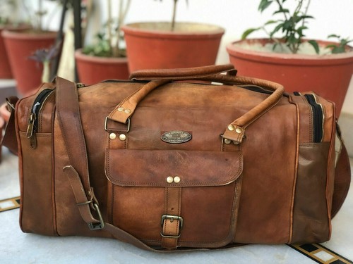 Bag leather travel genuine - leather,
