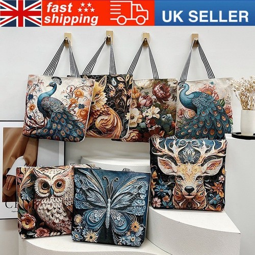 Animal embroidery tote bag - embroidery,