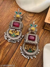 Kundan Jhumka Earrings Jewelry