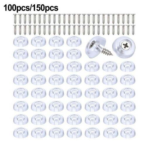 Rubber feet with screws - rubber, for