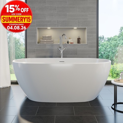 Freestanding double ended bath - freestanding,