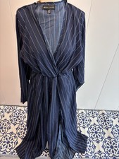 Mela London Navy Stripe Jumpsuit UK 16