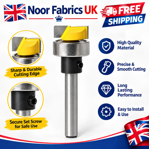 6mm shank straight flush - ,