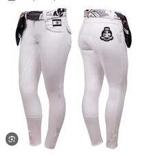 HV Polo Sosa Competition Breeches - White 36 UK 10