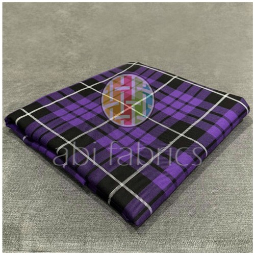 Purple blackwatch tartan - purple,