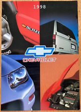 1998 Japanese CHEVROLET car sales brochure, Astro Camaro Blazer Tiara Corvette