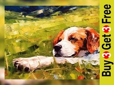 Vibrant Beagle Art Print -