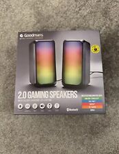 Goodmans 2.0 Gaming Speakers with Colour Changing LED Lighting