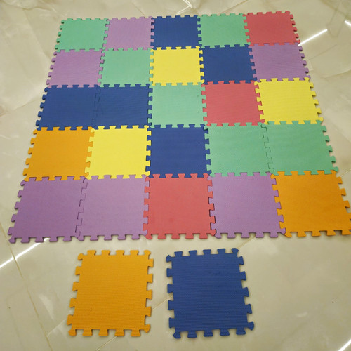 Interlocking foam puzzle mat - foam,