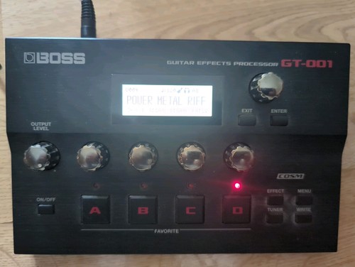 Boss 001 multi effects - boss, gt-001