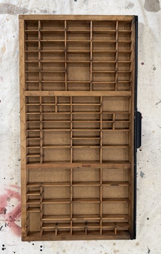 Hamilton letterpress tray - letterpress,