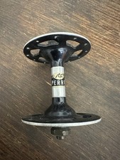 Perrin Maillard black front hub 24h 1970s Eroica french bicycle large flange TT