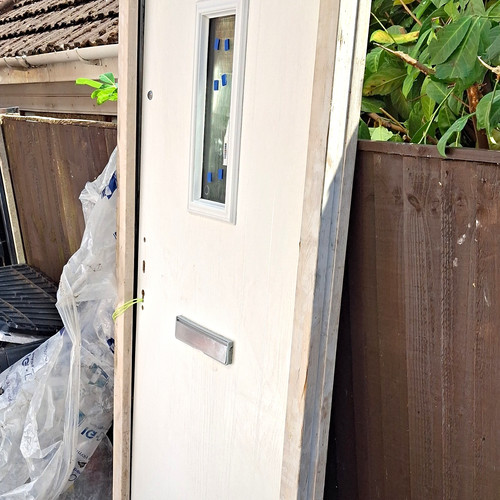 Doors white upvc front - doors,
