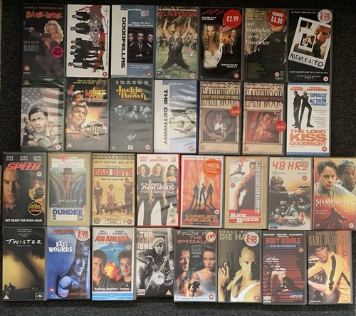 Action vhs video tapes - vhs, bundle