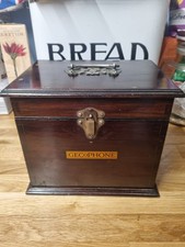 Gecophone BC91  box for crystal detector headphones - Rare Dovetail joints 