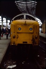 Orig KODACHROME 35mm Rail Slide: Class 55: DELTIC: 55012 CREPELLO: YORK: 1981