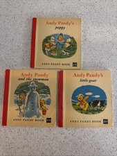 Three Vintage Andy Pandy Books
