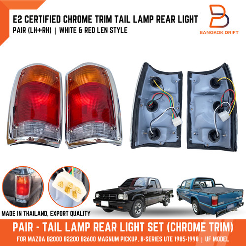 Chrome trim tail light rear - trim,