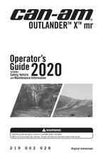 Can Am Owners Manual Book 2020