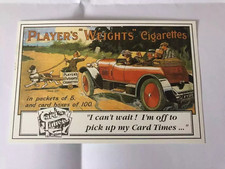 Postcard, Players Weights Cigarettes, 1993 Calendar on Reverse Card Times