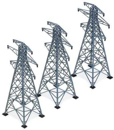 Hornby r530 pylons - pylons, (3)