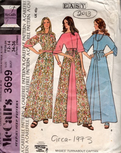 1973 vintage sewing - sewing, pattern