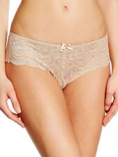 Playtex Flower Elegance Brief Skin Nude Lace Size S 10 Midi Knickers P04RA New