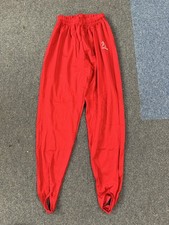 Boys/ Mens Milano Gymnastics/ Trampoline Red Longs Stirrups 34” 13-15 Years