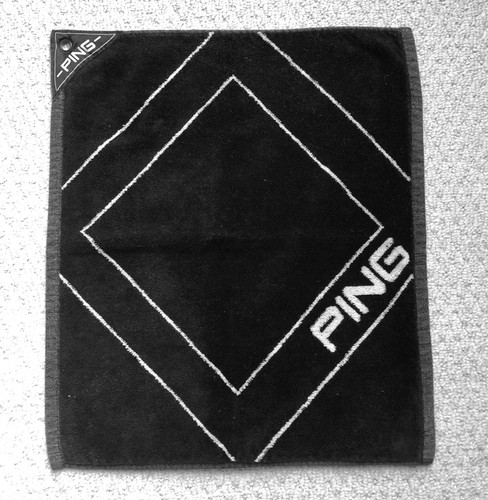 Ping golf towel black w - ping,