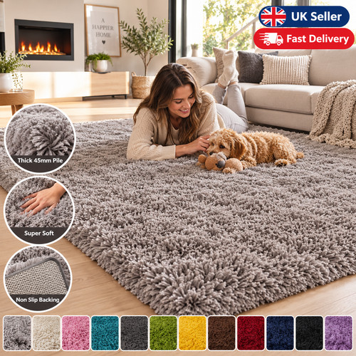 45mm pile soft shaggy rugs - soft,