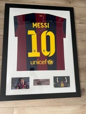 Lionel Messi Signed Barcelona