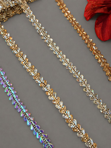 Iron crystal rhinestone - on,