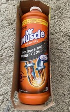 Mr Muscle Drain Unblocker, Sink & Drain Cleaner, Heavy Duty, Duo Pack, (2 x 1L)