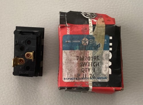 Chrysler rootes rocker switch