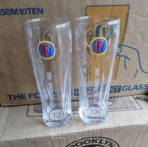 Foster half pint glasses - pint,