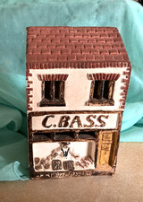 Vintage O’Donoghue pottery C.BASS fishmongers shop -Rye England - hand made