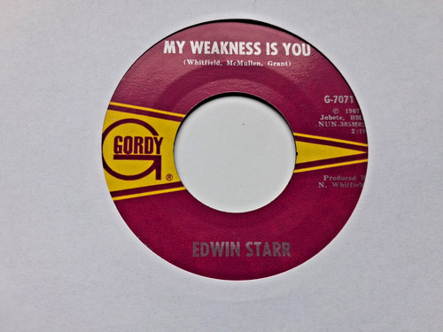 Edwin starr weakness is - starr,