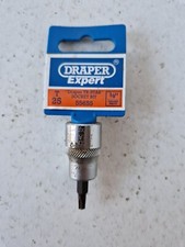 T25 Torx Socket 3/8 Drive Draper Expert TX-STAR Socket Bit