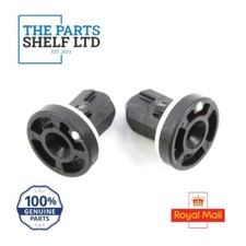 NEW GENUINE AUDI A6 A7 A8 Q3 REAR LICENSE PLATE BRAKET NUT CLIP 2PCS SET