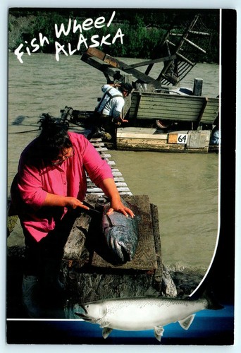 Fish wheel fishing trap - wheel, river
