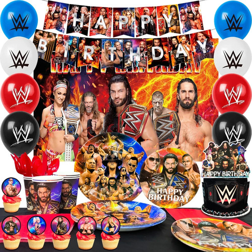 Wrestling match birthday - match,
