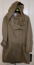 Bershka Romeo&juliet Ladies Annorak Coat. Khaki  Size6-8eur S.foldover Cuffs.